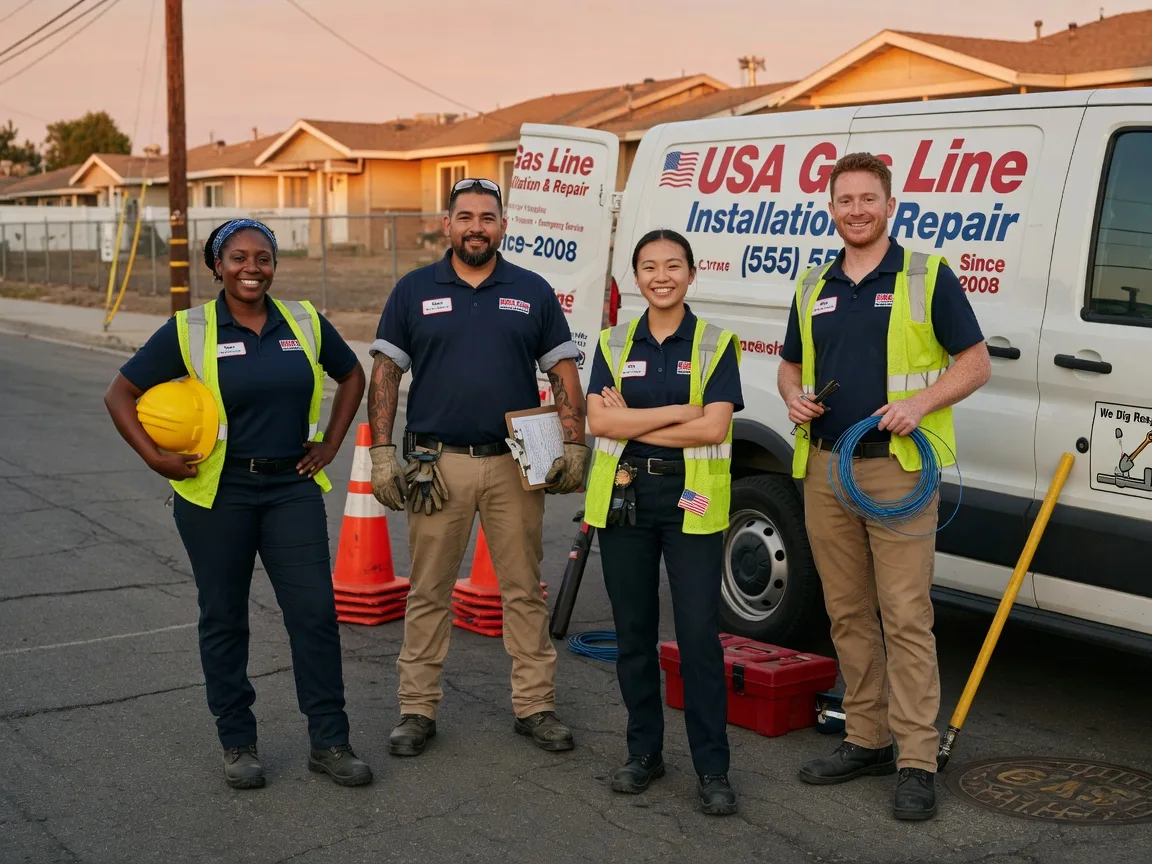 Gas Line Installation company in Hankins, NY